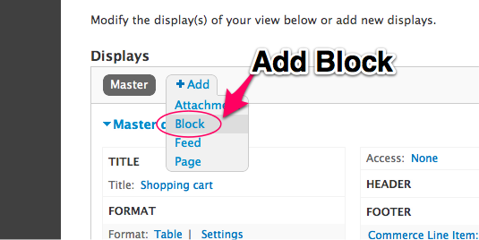 Click Add
Block
